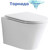 Унитаз подвесной безободковый Tece Spring 9700997 с тонкой крышкой микролифт (система смыва торнадо) - фото, картинка  Унитаз подвесной безободковый Tece Spring 9700997 с тонкой крышкой микролифт (система смыва торнадо) - фото