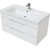 Тумба подвесная с раковиной Mirsant Soho quadro 100/2 см с доводчиком (раковина Deep 100), белый - фото, картинка  Тумба подвесная с раковиной Mirsant Soho quadro 100/2 см с доводчиком (раковина Deep 100), белый - фото