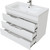 Тумба напольная с раковиной Mirsant Soho Quadro 100 см, белый - фото, картинка 4 Тумба напольная с раковиной Mirsant Soho Quadro 100 см, белый - фото 4