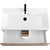 Тумба подвесная с раковиной BelBagno MARINO-800-2C-SO-WO-P 80 см, Rovere Bianco - фото 4