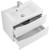 Тумба подвесная с раковиной BelBagno MARINO-650-2C-SO-BL-P 65 см, Bianco Lucido - фото 6