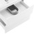 Тумба подвесная с раковиной BelBagno MARINO-CER-700-2C-SO-BO-P 70 см, Bianco Opaco - фото 7