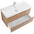 Тумба подвесная с раковиной BelBagno MARINO-CER-1000-2C-SO-WO-P 100 см, Rovere Bianco - фото 3