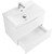 Тумба подвесная с раковиной BelBagno MARINO-CER-700-2C-SO-BL-P 70 см, Bianco Lucido - фото 3