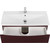Тумба подвесная с раковиной BelBagno MARINO-CER-800-2C-SO-BRDL-P 80 см, Bordo Lucido - фото 4