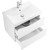 Тумба подвесная с раковиной BelBagno MARINO-CER-700-2C-SO-BO-P 70 см, Bianco Opaco - фото 6