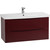 Тумба подвесная с раковиной BelBagno MARINO-CER-800-2C-SO-BRDL-P 80 см, Bordo Lucido - фото 5