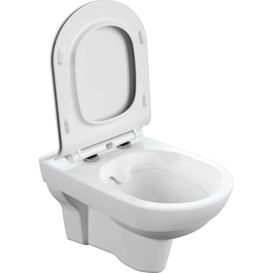 Унитаз подвесной Cersanit CITY NEW CLEAN ON с крышкой дюропласт ...