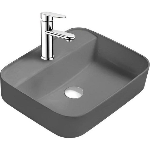 Раковина-чаша Aquatek Вега 50 см AQ5506-MG, серый матовый - фото 