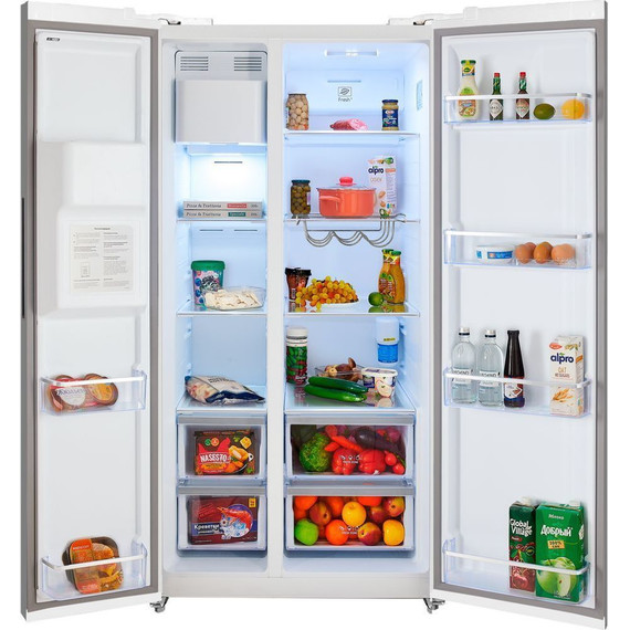 Холодильник Side by Side Hiberg RFS-650DX NFGW inverter - фото 3