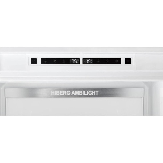 Встраиваемый двухкамерный холодильник Hiberg i-RFCB 500F NFW - фото 11