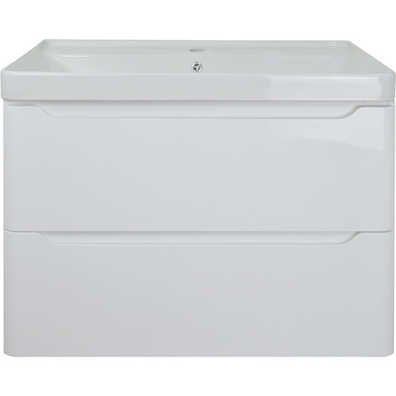 Тумба подвесная с раковиной Azario Lotos 70/2 см CS00083930, белый - фото 2