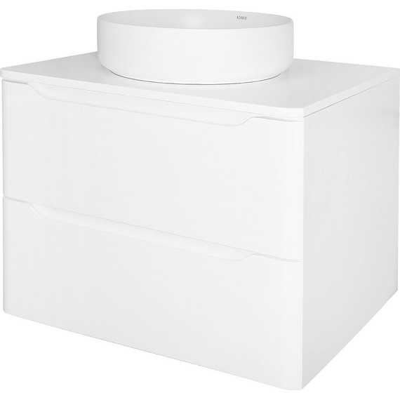 Тумба подвесная со столешницей Azario Lotos 60/2 см CS00084142, белый - фото, картинка 6 Тумба подвесная со столешницей Azario Lotos 60/2 см CS00084142, белый - фото 6