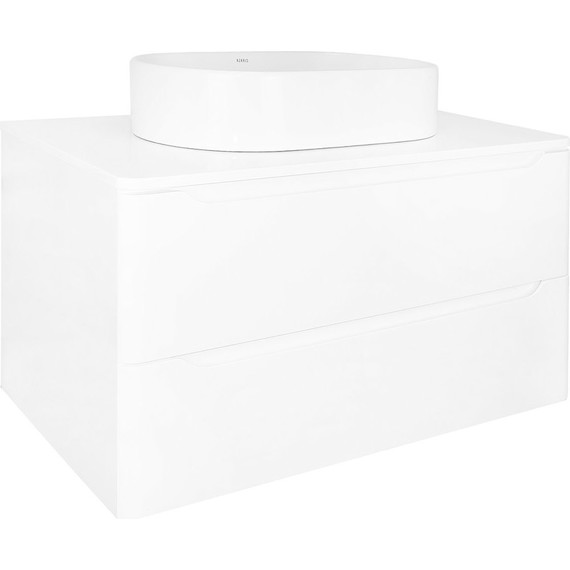 Тумба подвесная со столешницей Azario Lotos 80/2 см CS00084144, белый - фото 3