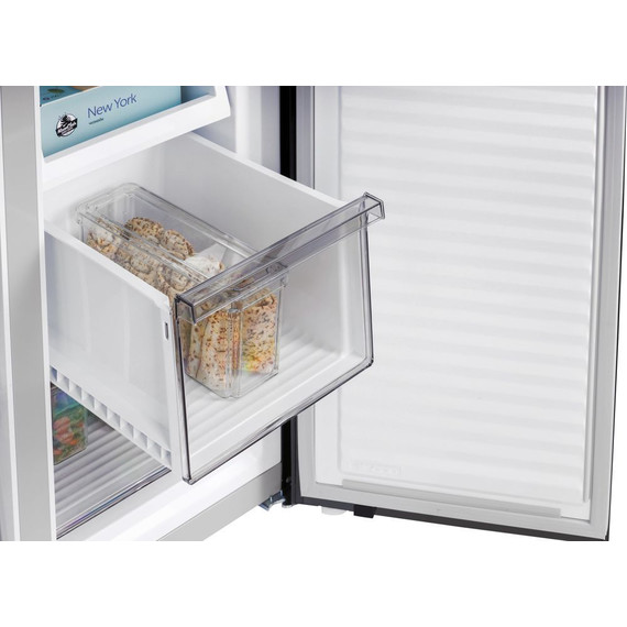 Холодильник Side by Side NordFrost RFQ 450 NFGB inverter (чёрное стекло) - фото 12