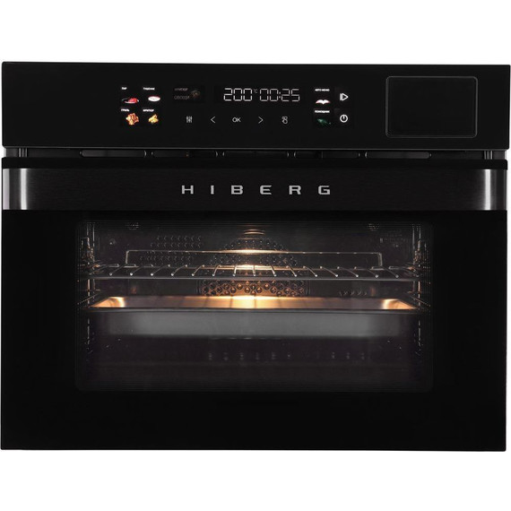 Электрический духовой шкаф Hiberg S-VMF 5515 B SMART - фото 