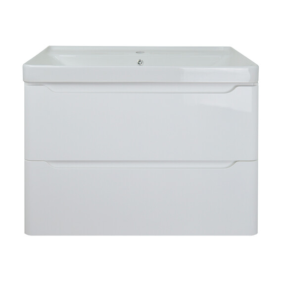 Тумба подвесная с раковиной Azario Lotos 70/2 см CS00083930, белый - фото 