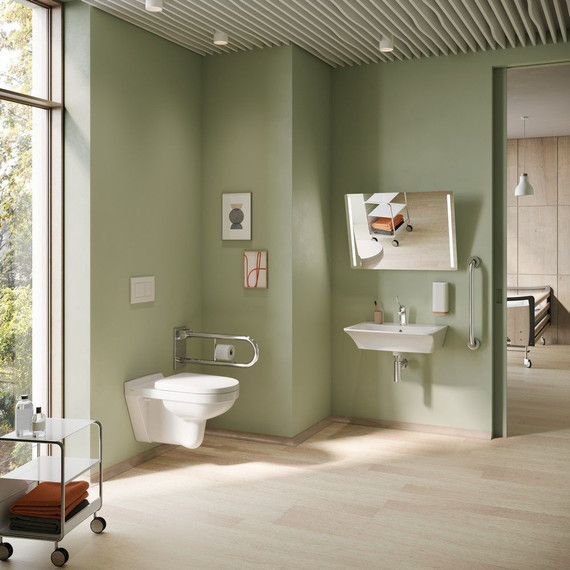 Унитаз подвесной безободковый Serel Asma 0426SC с крышкой микролифт - фото 2