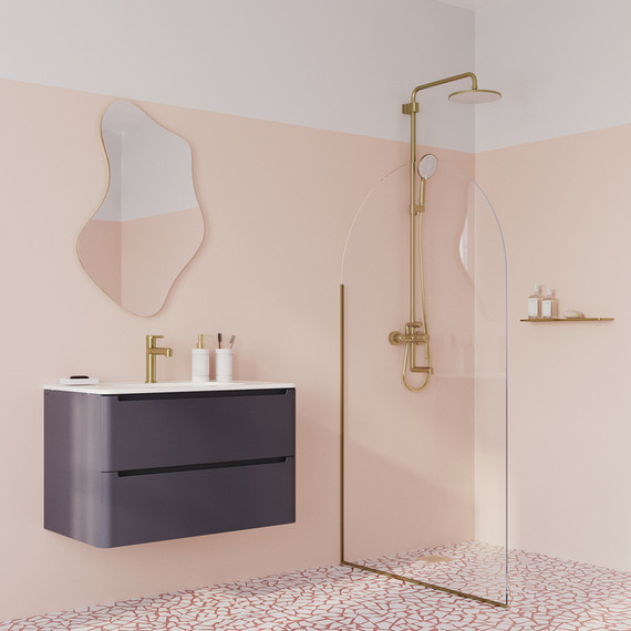 Душевая стойка Iddis Aiger AIGMG3Fi06, золото матовое - фото 2