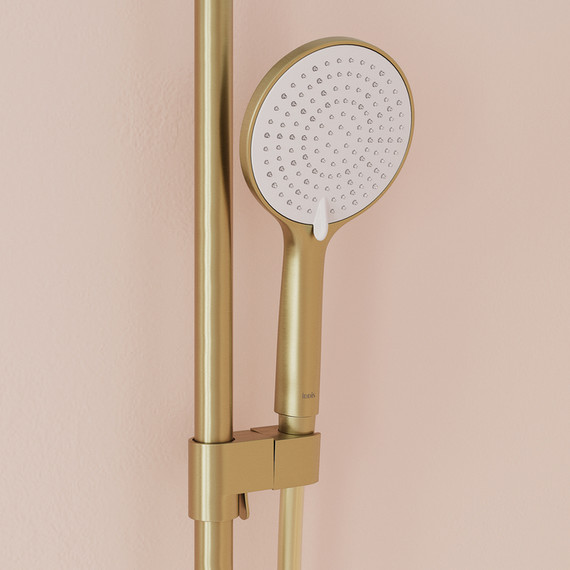 Душевая стойка Iddis Aiger AIGMG3Fi06, золото матовое - фото 7