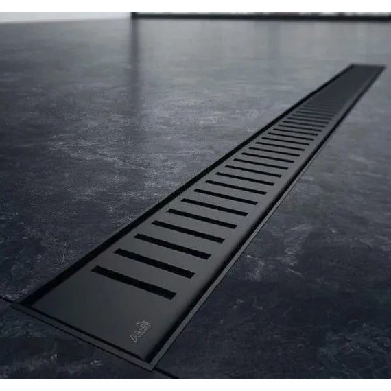 Трап Alcadrain 95 см APZ10BLACK-950M, чёрный матовый - фото 2