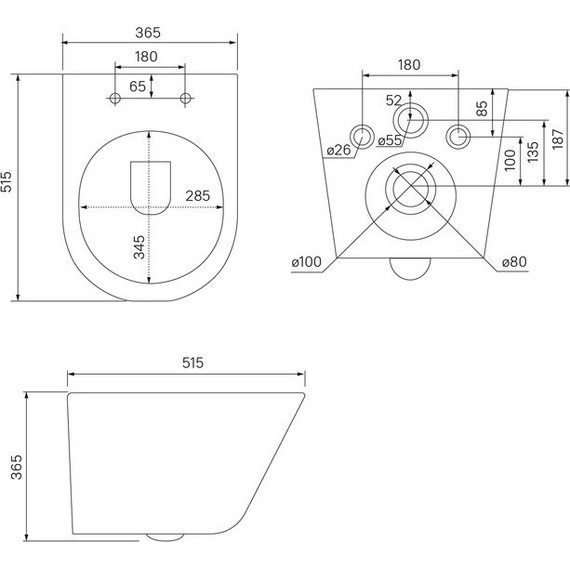 Инсталляция с подвесным унитазом комплект: Iddis Basic BASC010i73, сиденье микролифт, кнопка смыва хром - фото 3