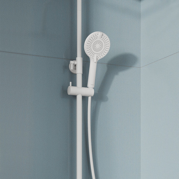 Ручной душ Milardo Rora ROR4FWRM18, белый матовый - фото 2