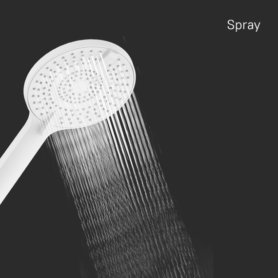 Ручной душ Milardo Rora ROR4FWRM18, белый матовый - фото 8