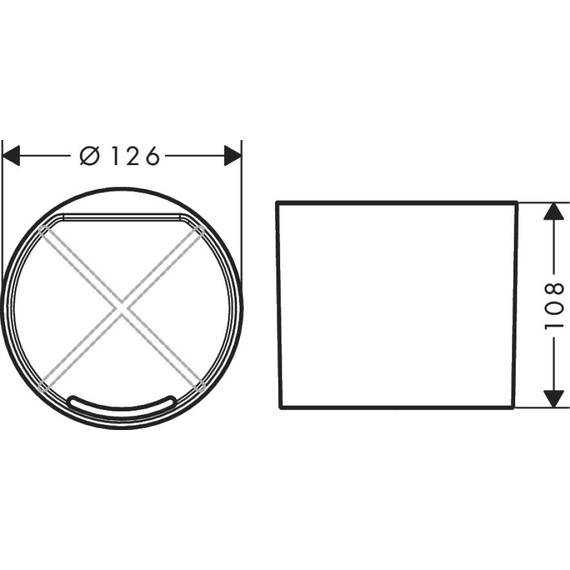 Стакан для зубных щеток Hansgrohe WallStoris 27921700, белый матовый - фото 2