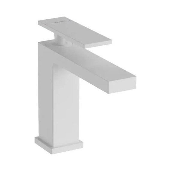 Смеситель для раковины Hansgrohe Tecturis E 73010700, белый матовый - фото 