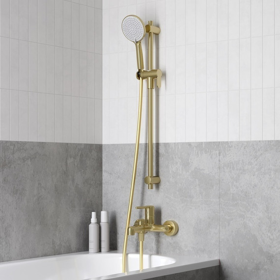 Смеситель для ванны Iddis Aiger AIGMG00i02WA, золото - фото 2