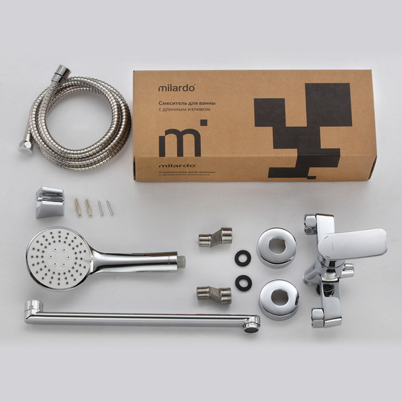 Смеситель для ванны Milardo Demi DEMSB00M10 - фото 5
