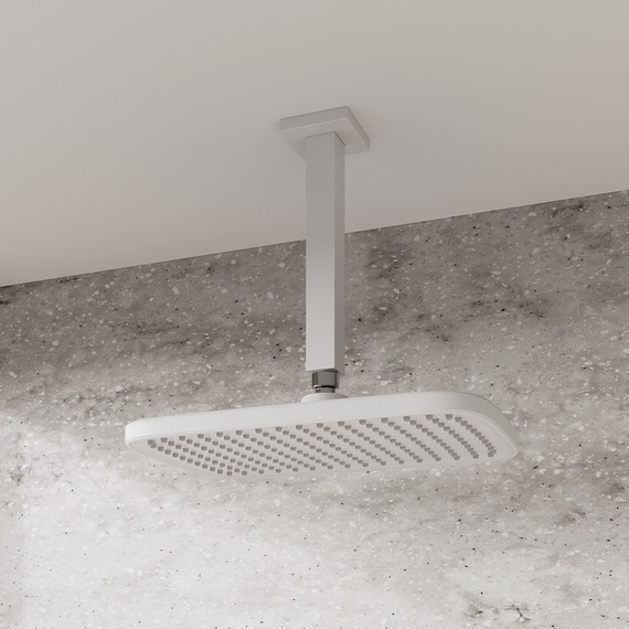 Верхний душ Iddis Esper 300x200 мм ESP25WSi64, белый матовый - фото 4