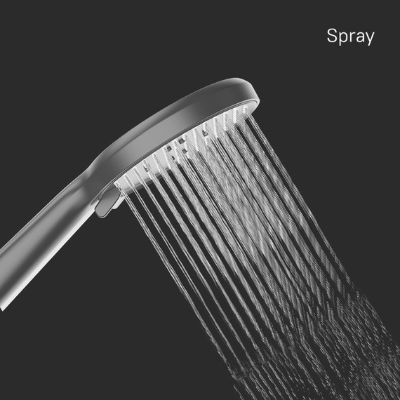 Ручной душ Milardo Ideal Spa ILS3FBRM18, чёрный матовый - фото 10