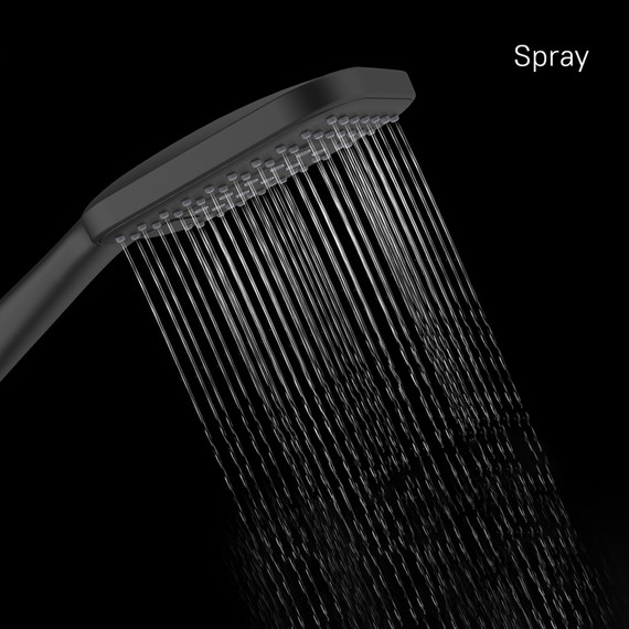 Ручной душ Milardo Ideal Spa ILS3FBSM18, чёрный матовый - фото 11