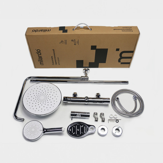 Душевая стойка с термостатом Milardo Ideal Spa ILSSBTHM89 - фото 6