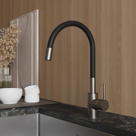 Смеситель для кухни Milardo Meal M01BN0FM05, сатин - фото 2