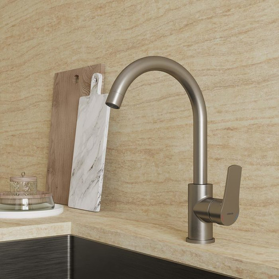 Смеситель для кухни Milardo Meal M01BNJ0M05, сатин - фото 2