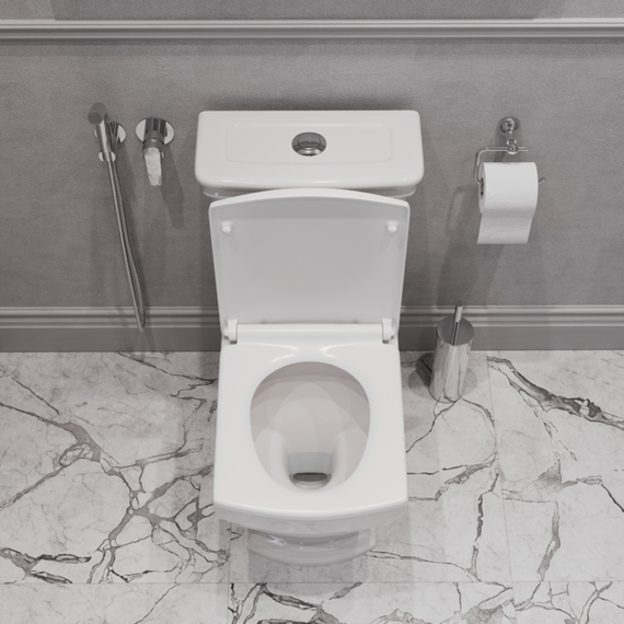 Унитаз-компакт Iddis Oldie OLD2DSEi24 с крышкой микролифт - фото 7