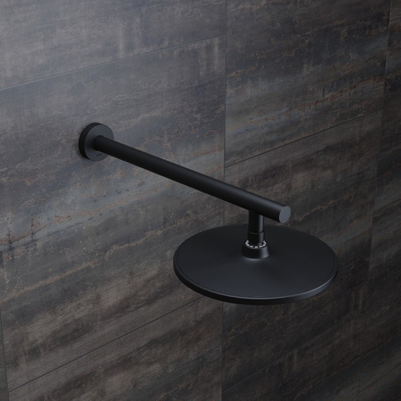 Кронштейн стеновой для верхнего душа Iddis Optima Home OPH40BRi61, чёрный матовый - фото 3