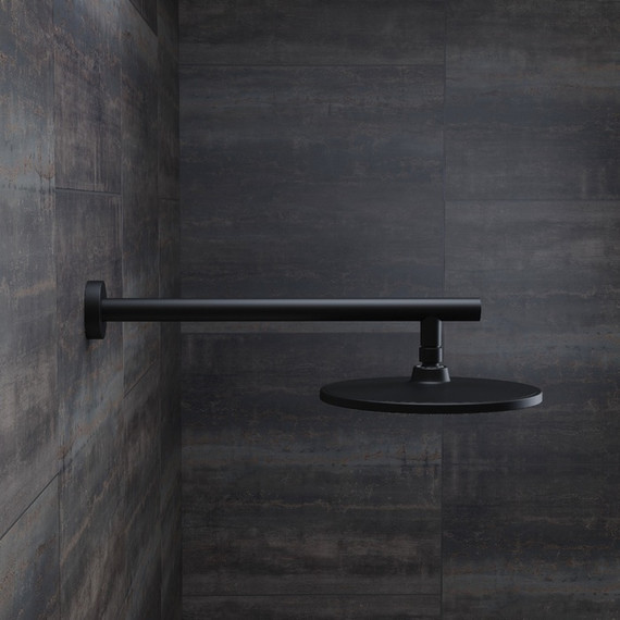 Кронштейн стеновой для верхнего душа Iddis Optima Home OPH40BRi61, чёрный матовый - фото 4