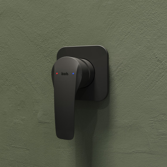 Смеситель для душа Iddis Ray RAYBL00i66, чёрный матовый - фото 2