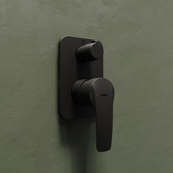 Смеситель для ванны Iddis Ray RAYBL00i67, чёрный матовый - фото 2