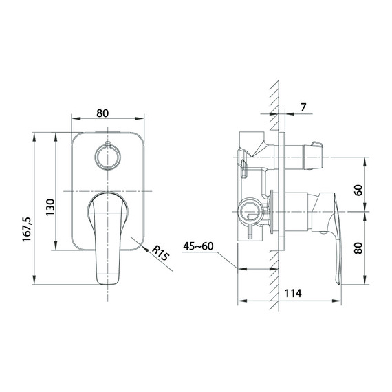 Смеситель для ванны Iddis Ray RAYSB00i67 - фото 4