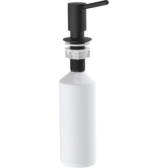 Дозатор для жидкого мыла Iddis Kitchen Line SDIBL00i59, цвет чёрный матовый - фото 2