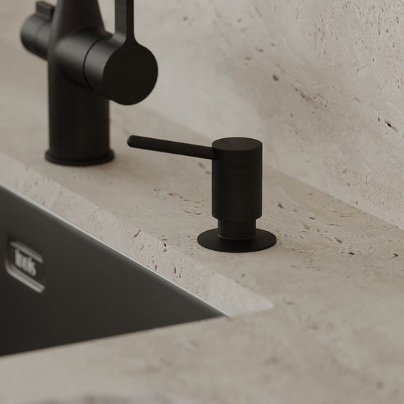 Дозатор для жидкого мыла Iddis Kitchen Line SDIBL00i59, цвет чёрный матовый - фото 10