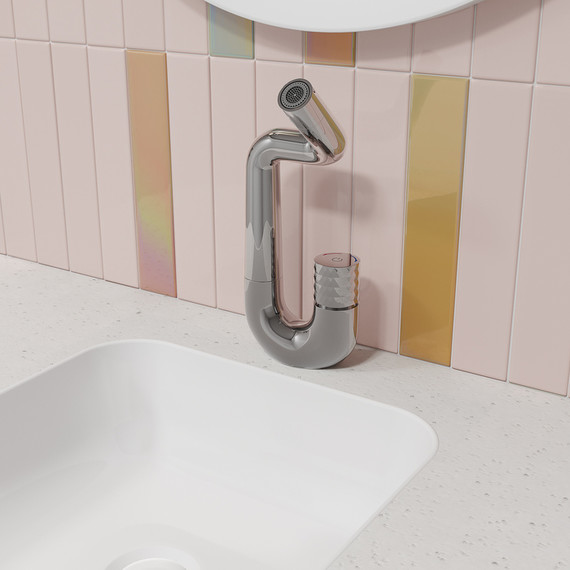 Смеситель для раковины Iddis Twist TWISBBTi01 - фото 8