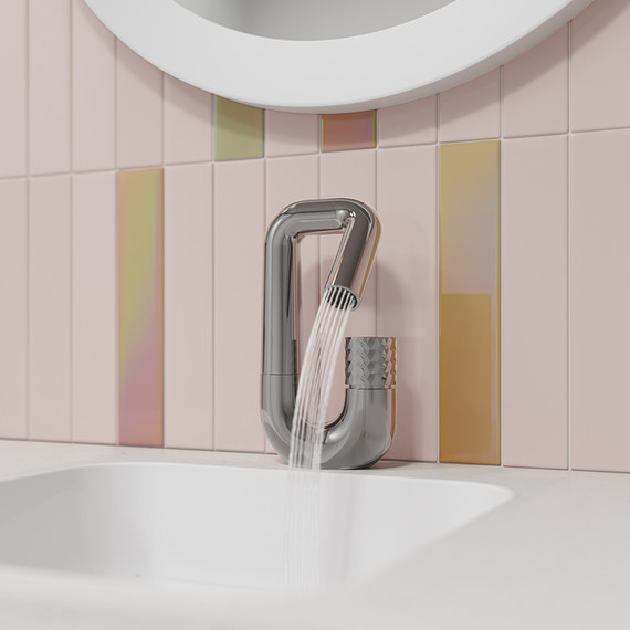 Смеситель для раковины Iddis Twist TWISBBTi01 - фото 9