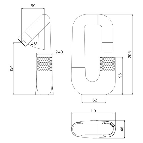 Смеситель для раковины Iddis Twist TWISBBTi01 - фото 12