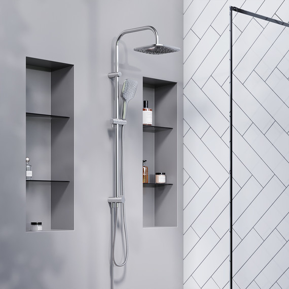 Душевая система Damixa Eclipse 931000000 без смесителя - фото 2